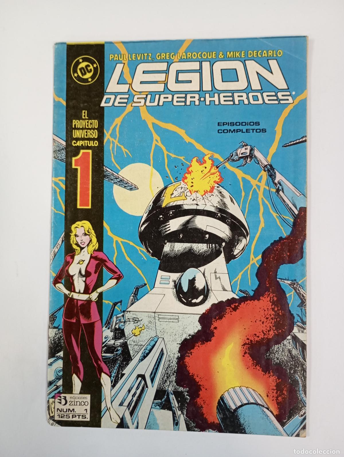 C&oacute;mics: LEGI&Oacute;N DE SUPER-H&Eacute;ROES. N&ordm; 1. EDICIONES ZINCO. TDKR92 - Foto 1