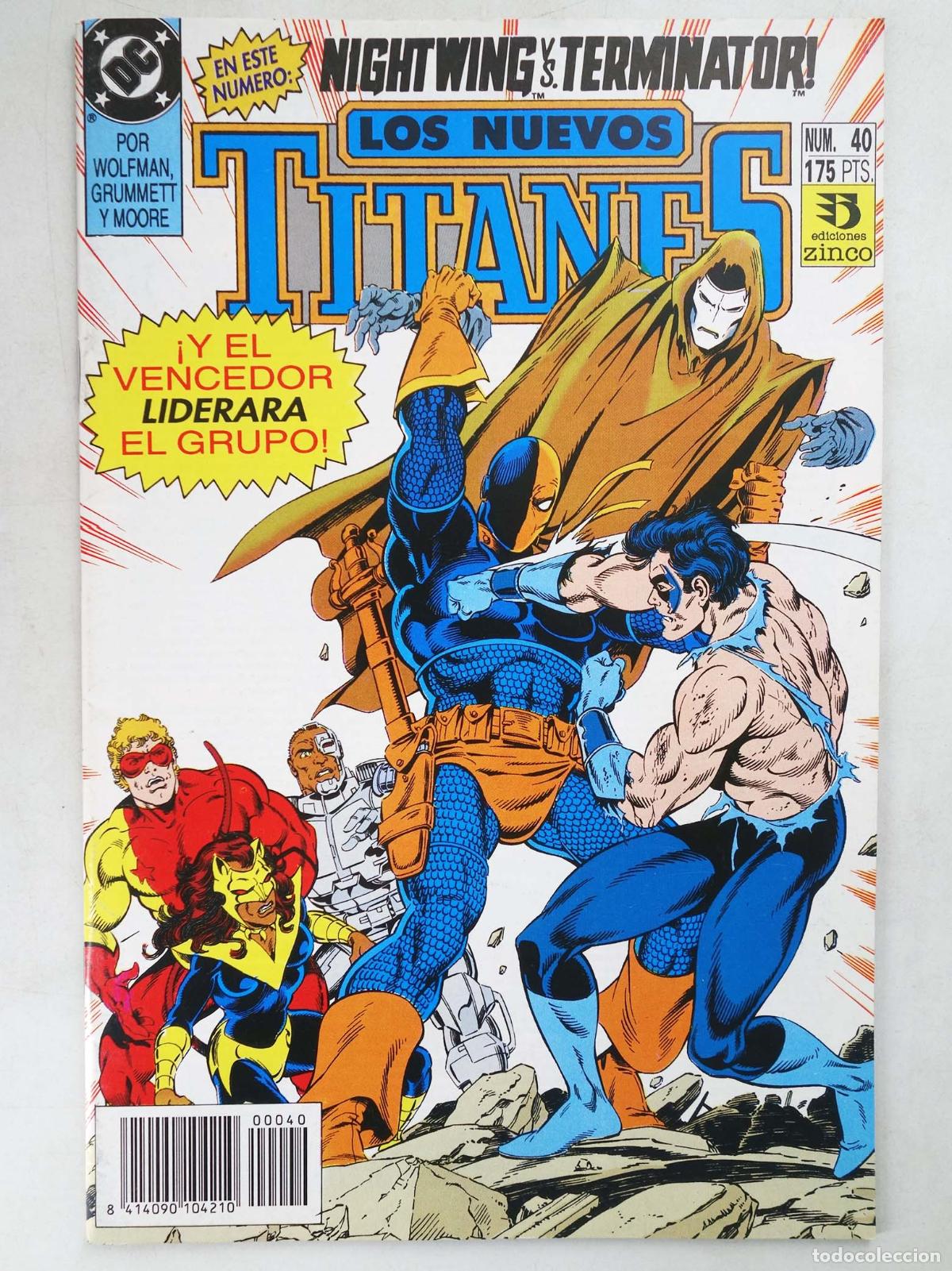 Comics: NUEVOS TITANES VOL. 2 40. NIGHTWING VS TERMINATOR. Zinco, 1992
