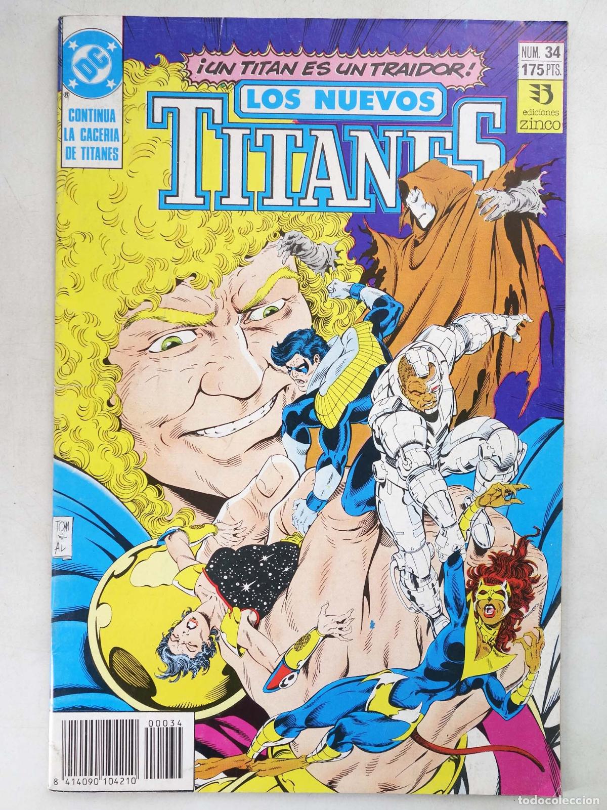 Comics: NUEVOS TITANES VOL. 2 34. UN TITAN ES UN TRAIDOR. Zinco, 1992