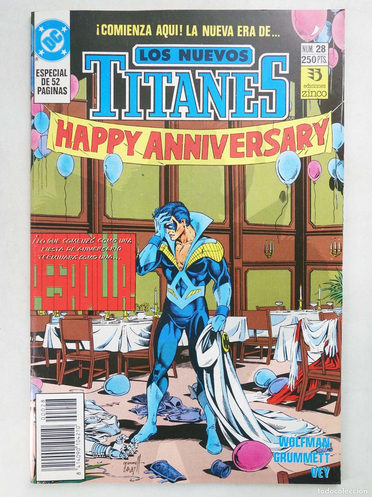 Comics: NUEVOS TITANES VOL. 2 28. PESADILLA. Zinco, 1991