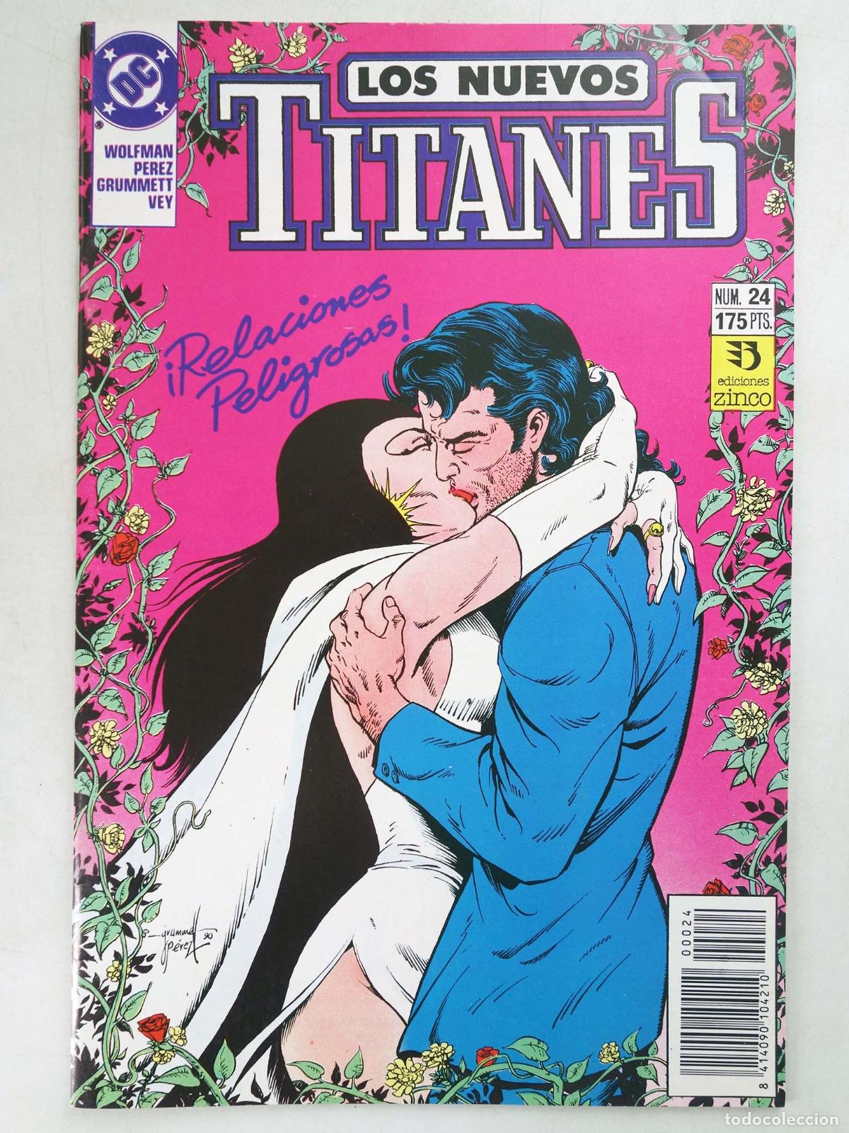 Comics: NUEVOS TITANES VOL. 2 24. RELACIONES PELIGROSAS. Zinco, 1991
