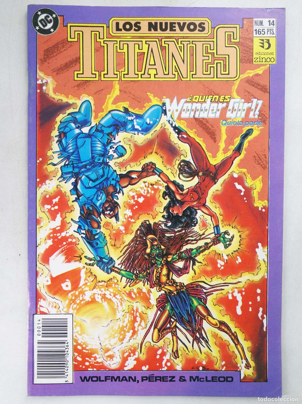 Comics: NUEVOS TITANES VOL. 2 14. QUIEN ES WONDER GIRL - QUINTA PARTE. Zinco, 1990