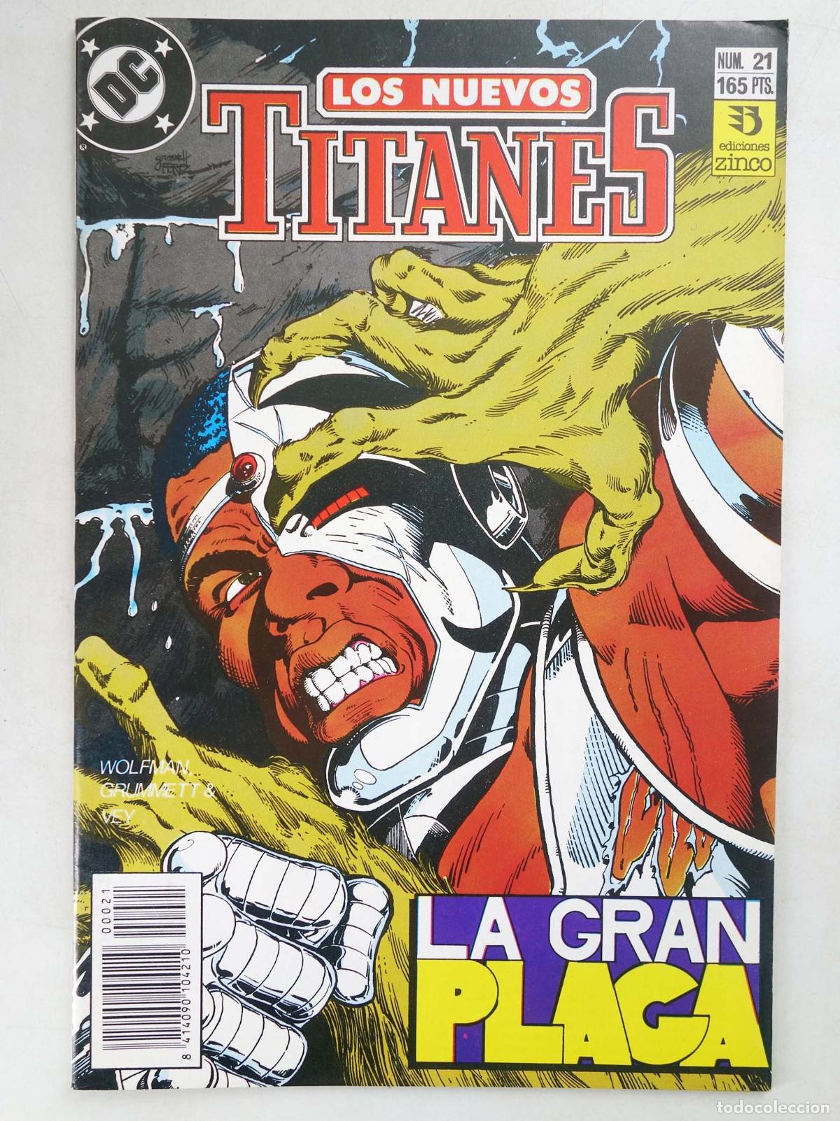 Comics: NUEVOS TITANES VOL. 2 21. LA GRAN PLAGA. Zinco, 1991