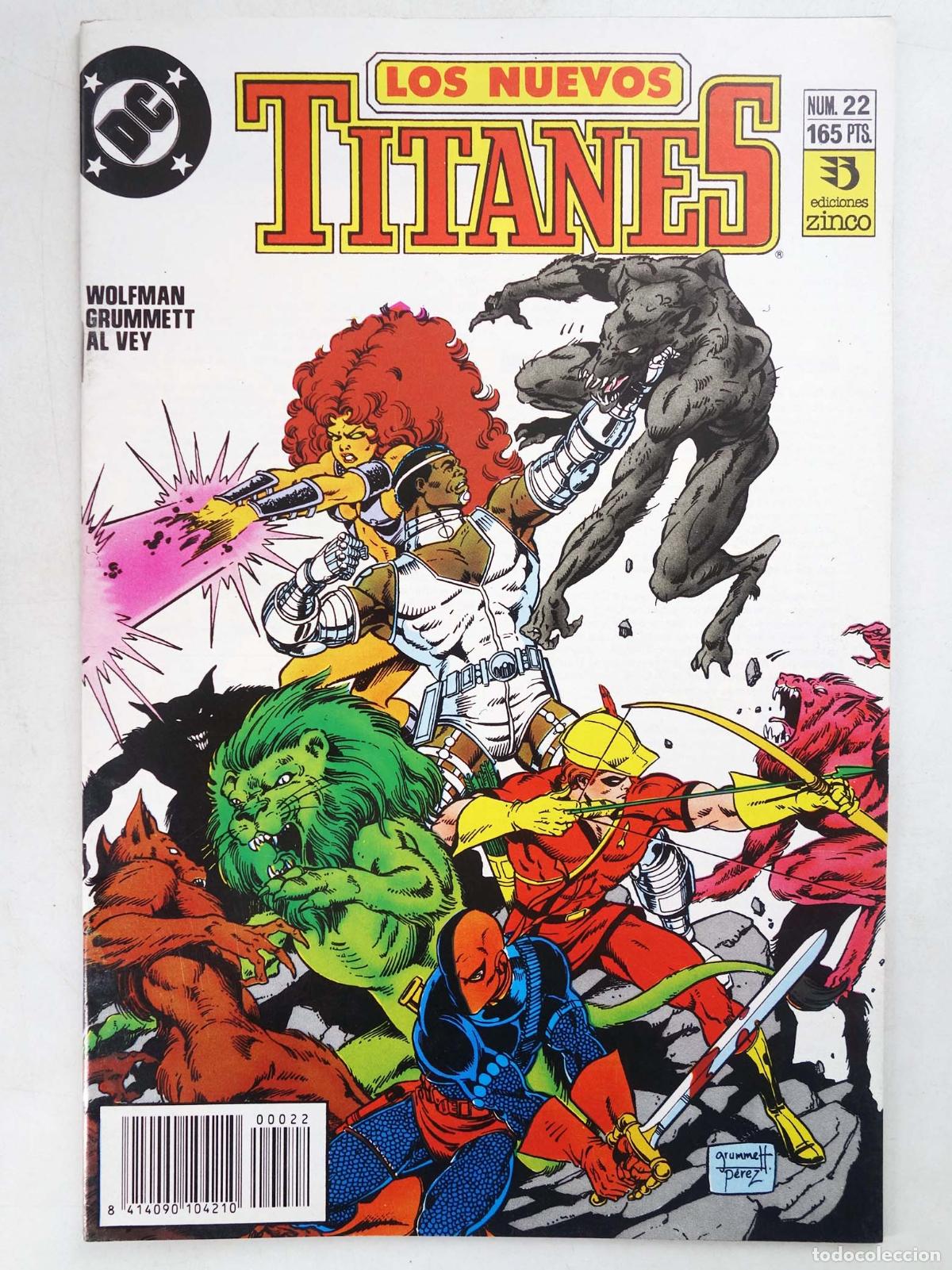 Comics: NUEVOS TITANES VOL. 2 22. LOS NUEVOS TITANES. Zinco, 1991
