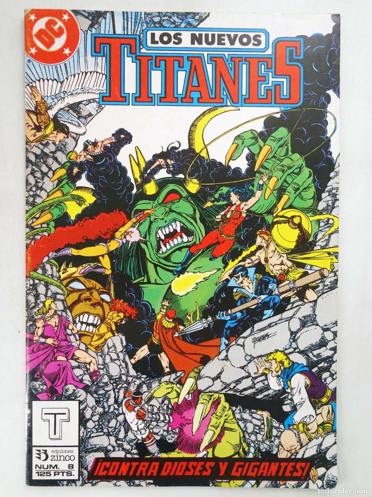 C&oacute;mics: NUEVOS TITANES VOL. 2 8. CONTRA DIOSES Y GIGANTES. Zinco, 1989