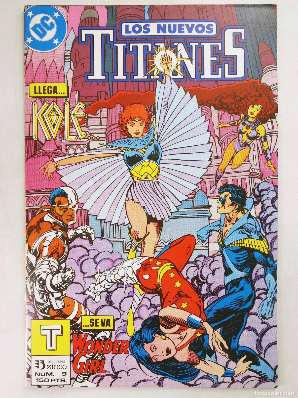C&oacute;mics: NUEVOS TITANES VOL. 2 9. LLEGA KOLE SE VA WONDER GIRL. Zinco, 1990