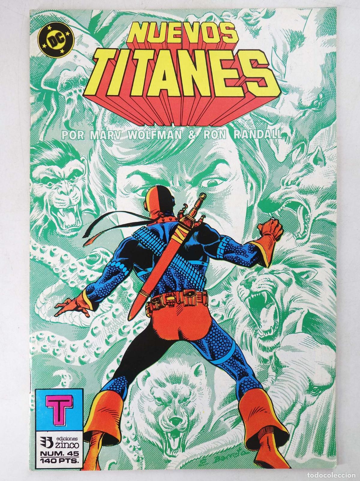 C&oacute;mics: NUEVOS TITANES VOL. 1 45. NUEVOS TITANES. Zinco, 1987