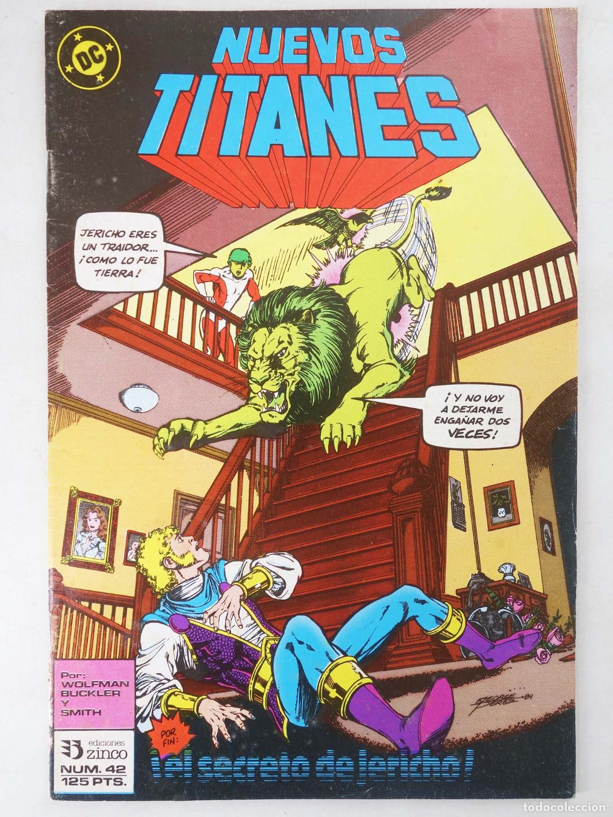 C&oacute;mics: NUEVOS TITANES VOL. 1 42. EL SECRETO DE JERICHO. Zinco, 1987