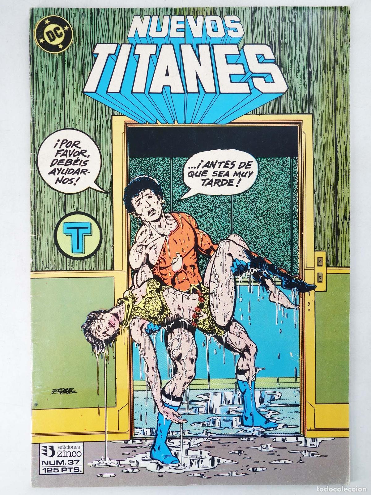 C&oacute;mics: NUEVOS TITANES VOL. 1 37. NUEVOS TITANES. Zinco, 1987