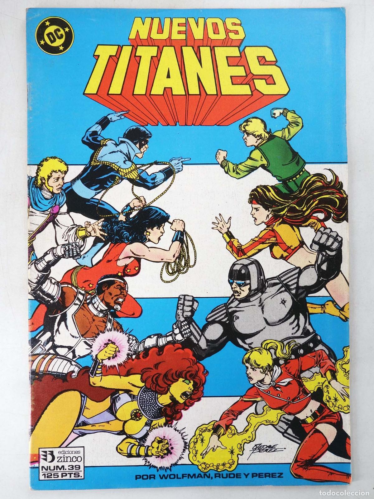 C&oacute;mics: NUEVOS TITANES VOL. 1 39. NUEVOS TITANES. Zinco, 1987