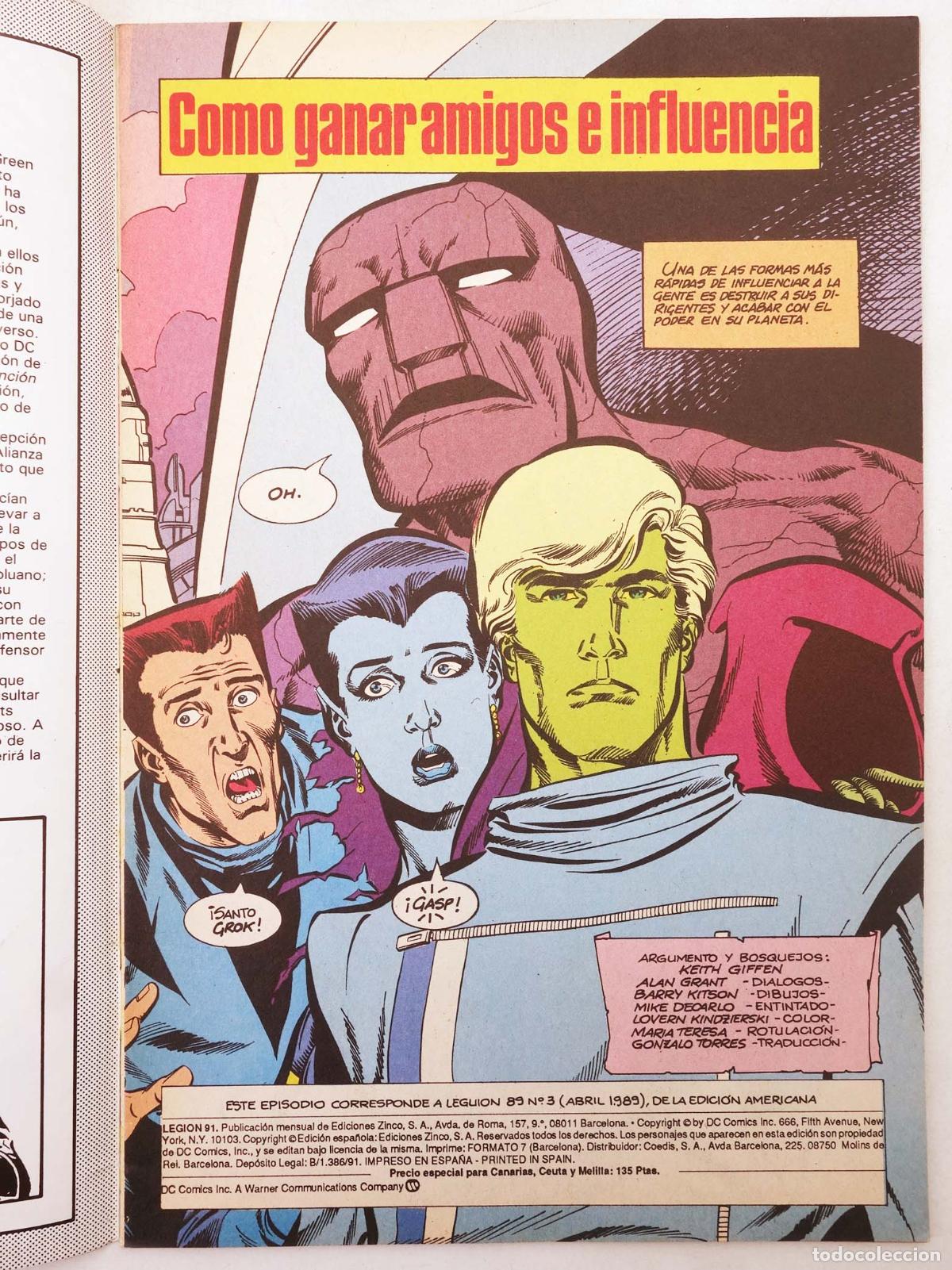 C&oacute;mics: LEGION 91 1 A 15. COMPLETA. Zinco, 1991 - Foto 6