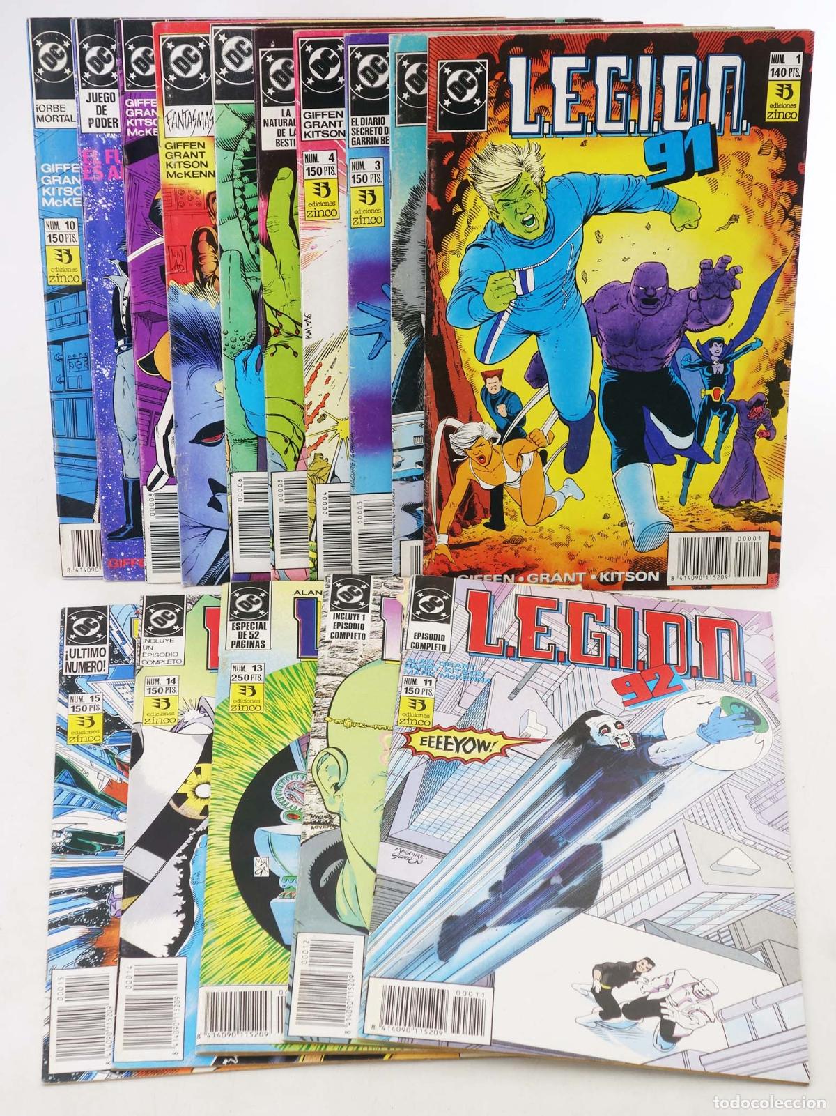 C&oacute;mics: LEGION 91 1 A 15. COMPLETA. Zinco, 1991 - Foto 1