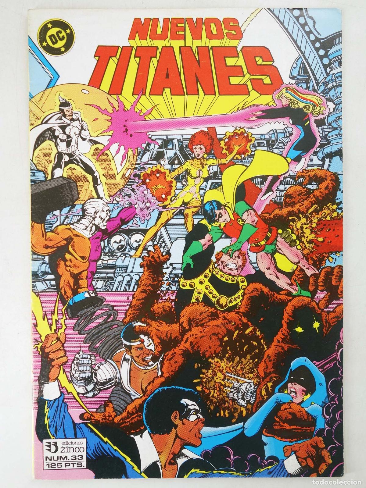 C&oacute;mics: NUEVOS TITANES VOL. 1 33. NUEVOS TITANES. Zinco, 1986
