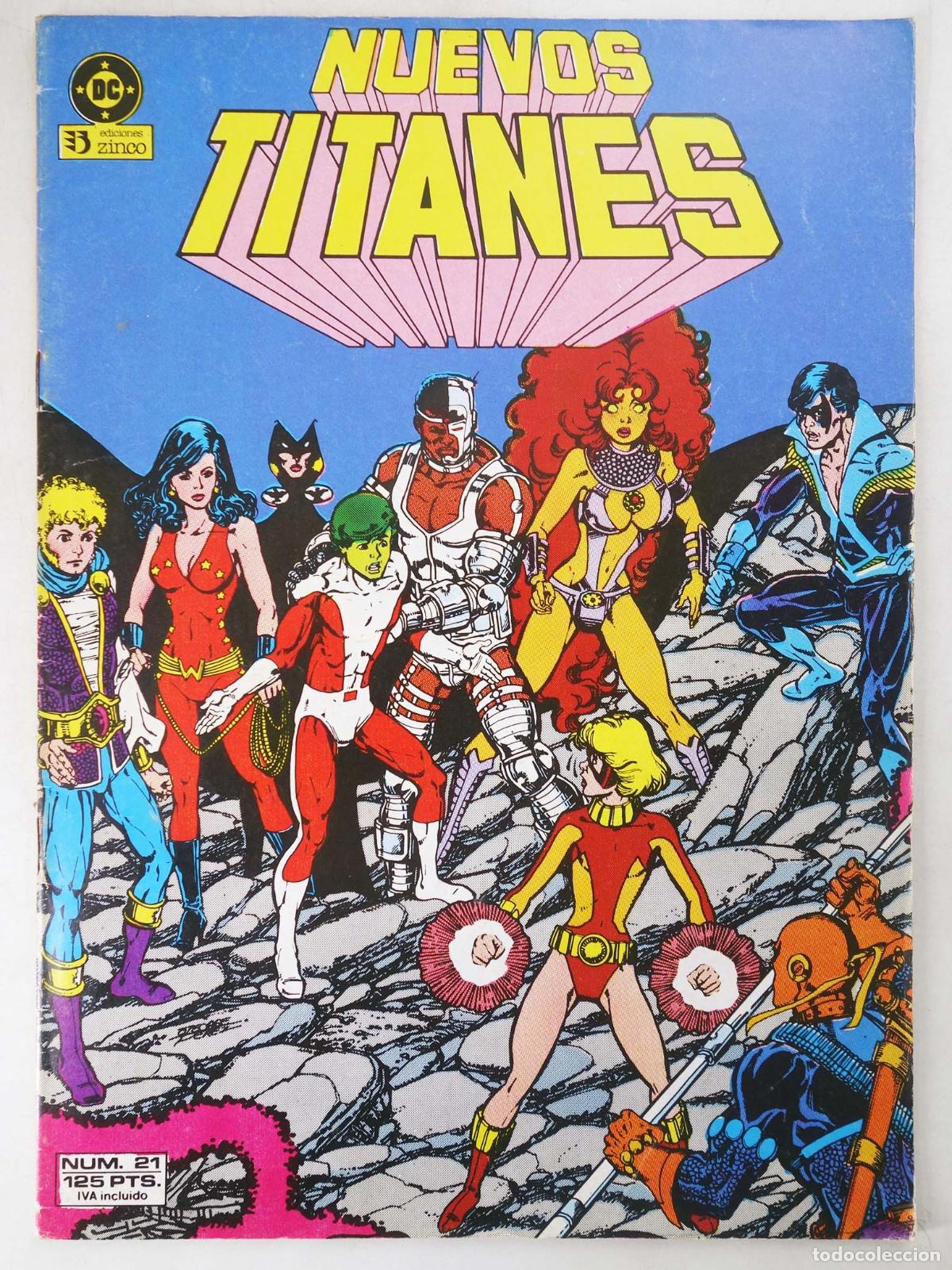 C&oacute;mics: NUEVOS TITANES VOL. 1 21. NUEVOS TITANES. Zinco, 1985