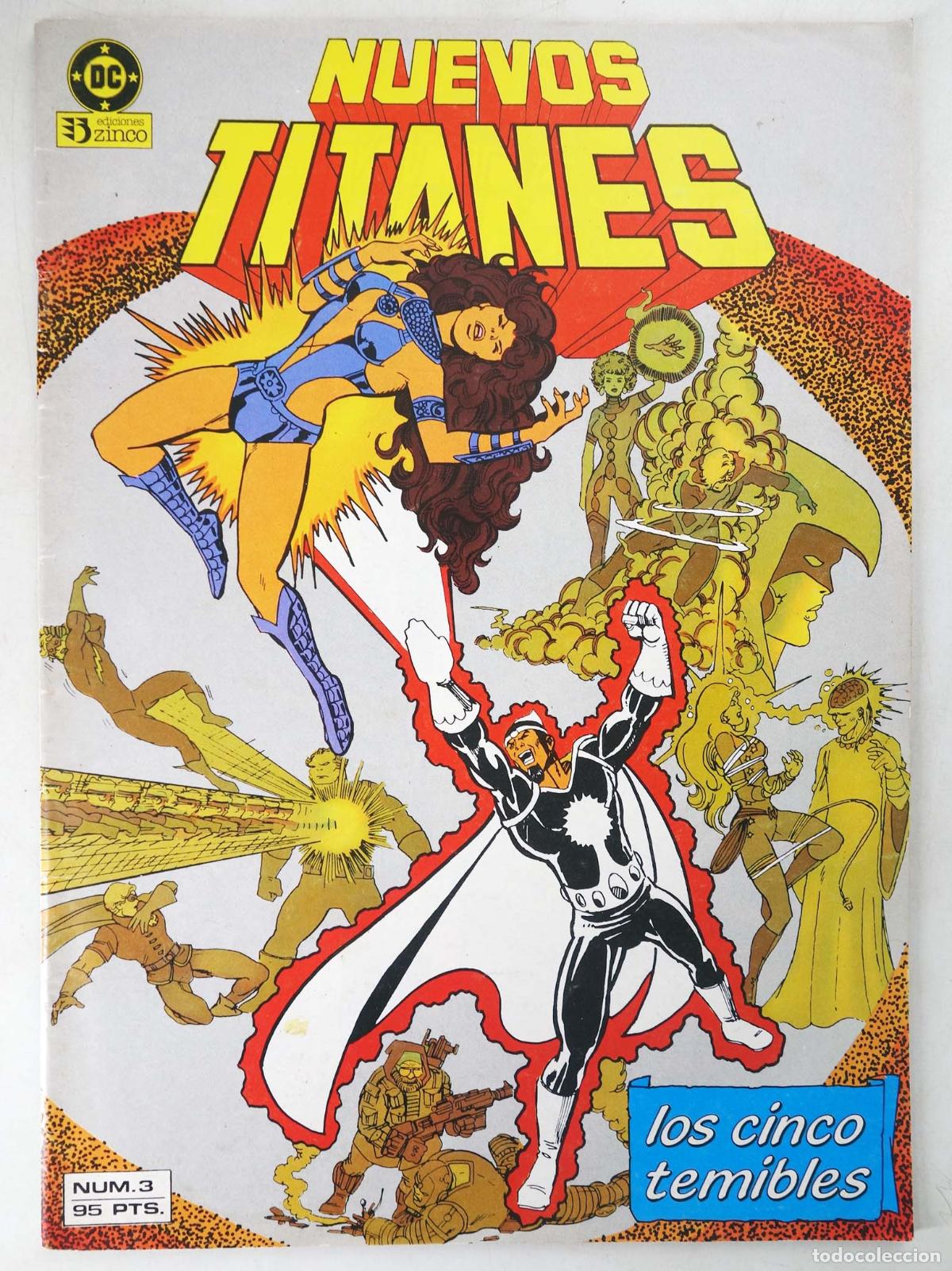 C&oacute;mics: NUEVOS TITANES VOL. 1 3. LOS CINCO TEMIBLES. Zinco, 1984