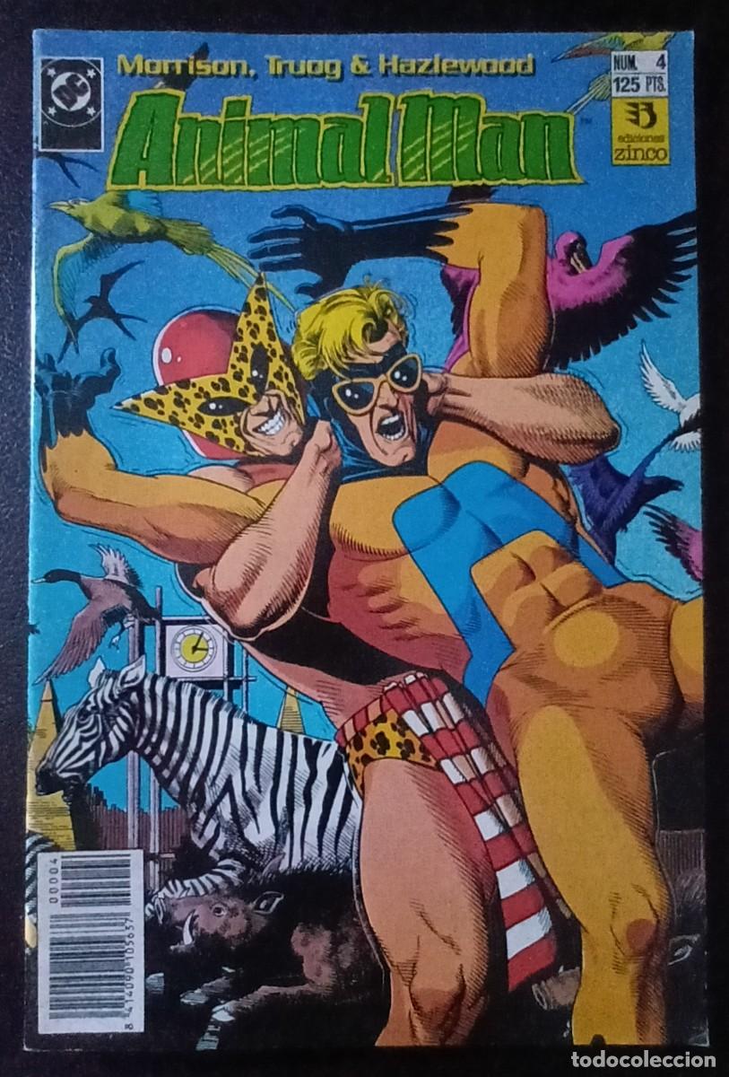 C&oacute;mics: ANIMAL MAN-ZINCO- N&ordm; 4 -UNA CREACI&Oacute;N DE GRANT MORRISON-1989-BUENO-DIF&Iacute;CIL-VEA-LEA-1520