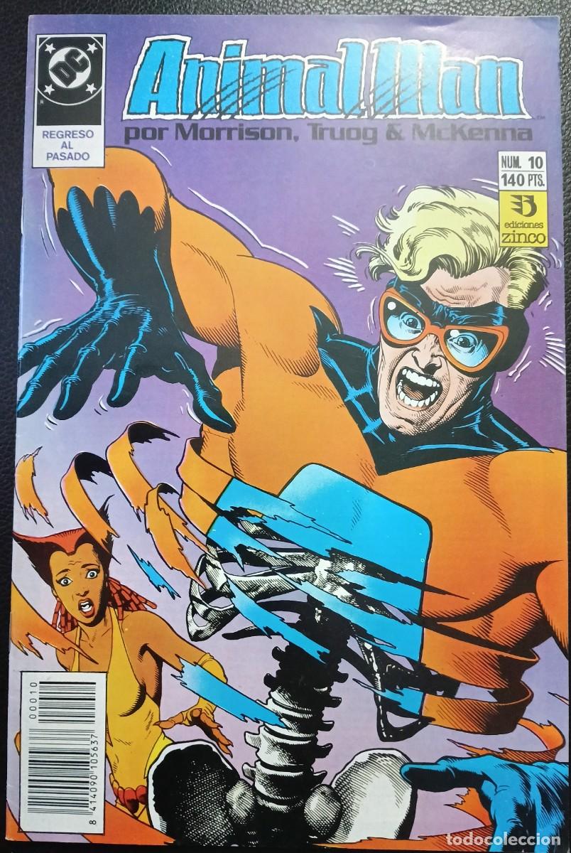C&oacute;mics: ANIMAL MAN-ZINCO- N&ordm; 10 -MAGISTRAL GRANT MORRISON-1989-BUENO-MUY DIF&Iacute;CIL-LEA-VEA-1521