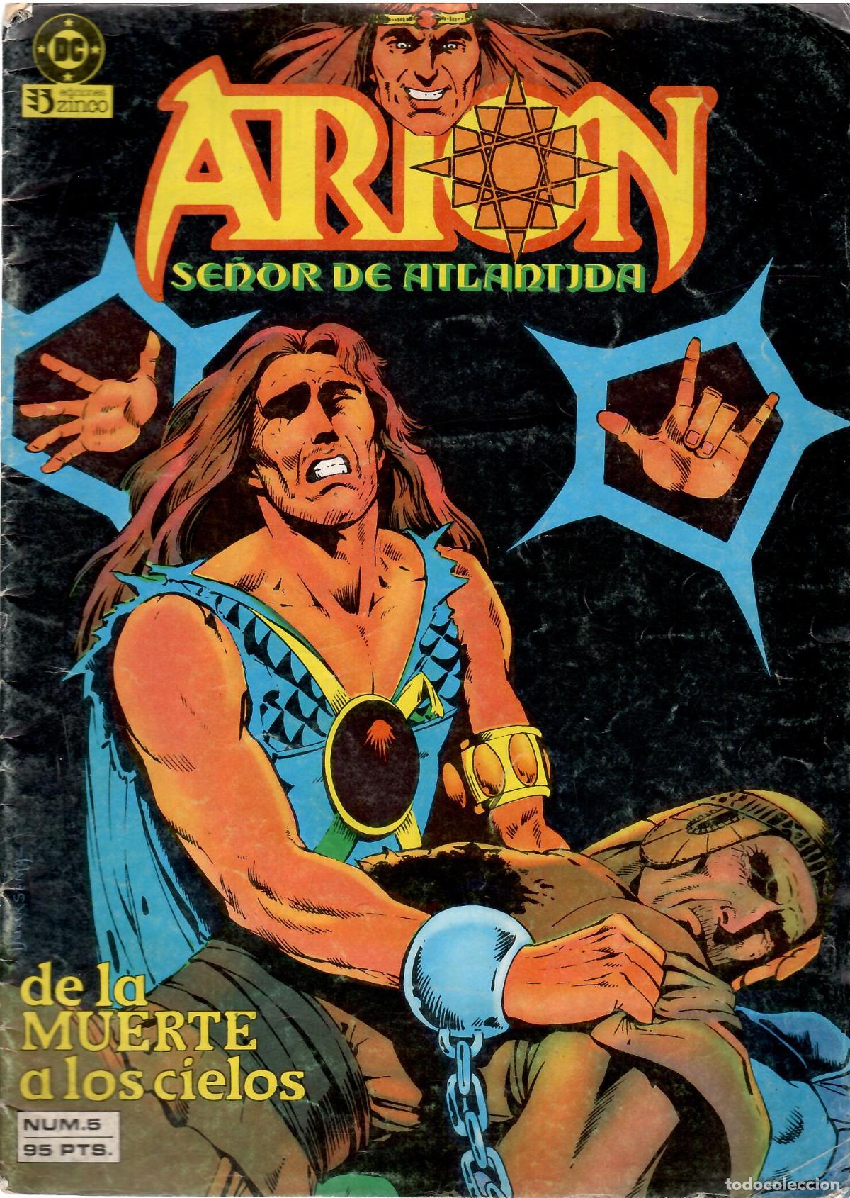 C&oacute;mics: Comic Arion se&ntilde;or de Atlantida, n&ordm; 5 - Ediciones Zinco
