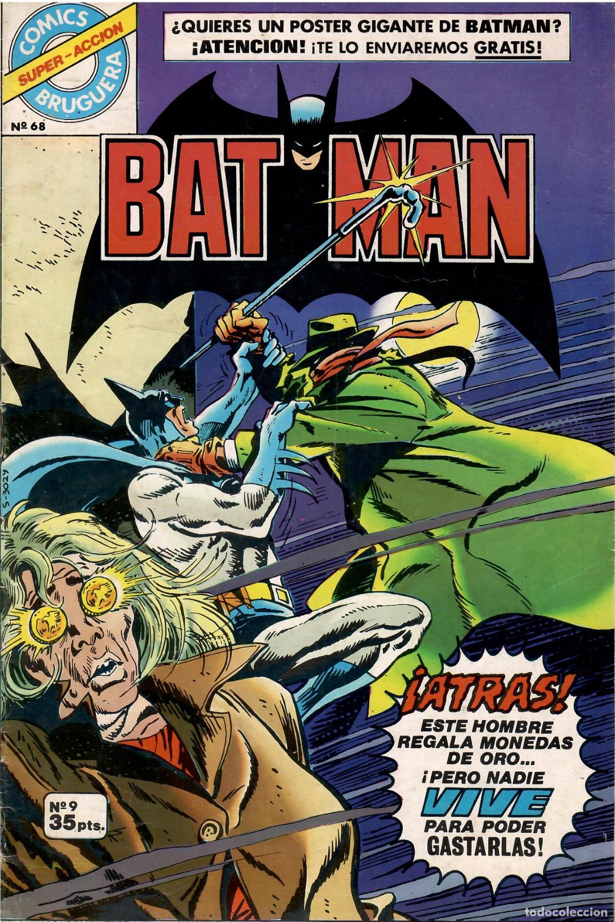 C&oacute;mics: Comic Batman, n&ordm; 9 - Bruguera, Super-Accion