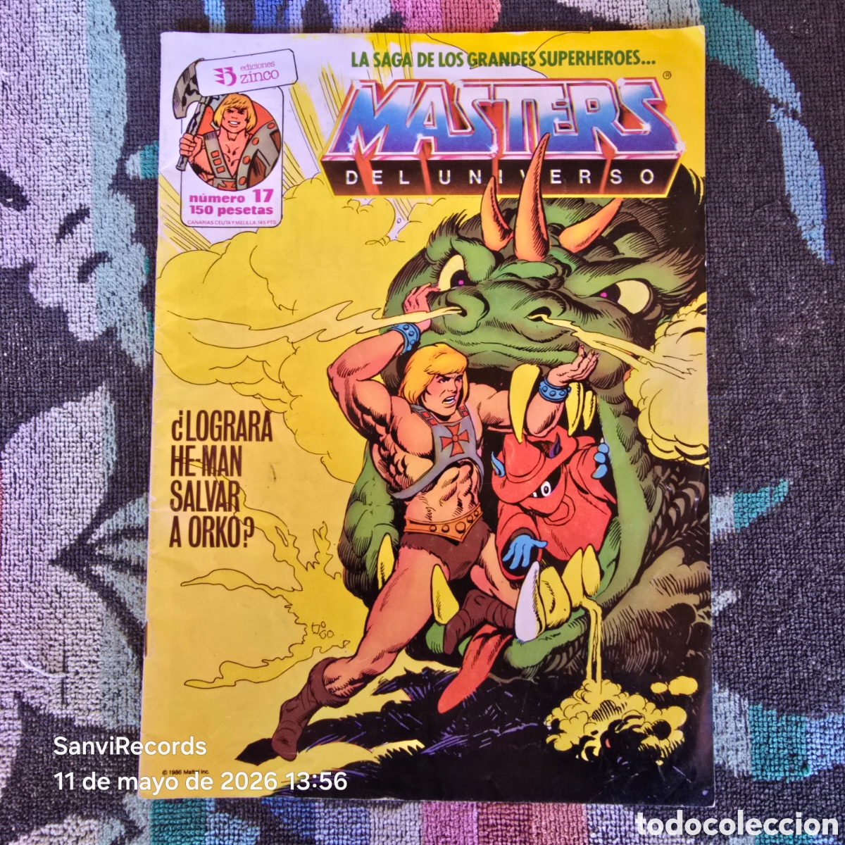 C&oacute;mics: MASTERS DEL UNIVERSO 17: &iquest;LOGRAR&Aacute; HE-MAN SALVAR A ORKO? (ZINCO)