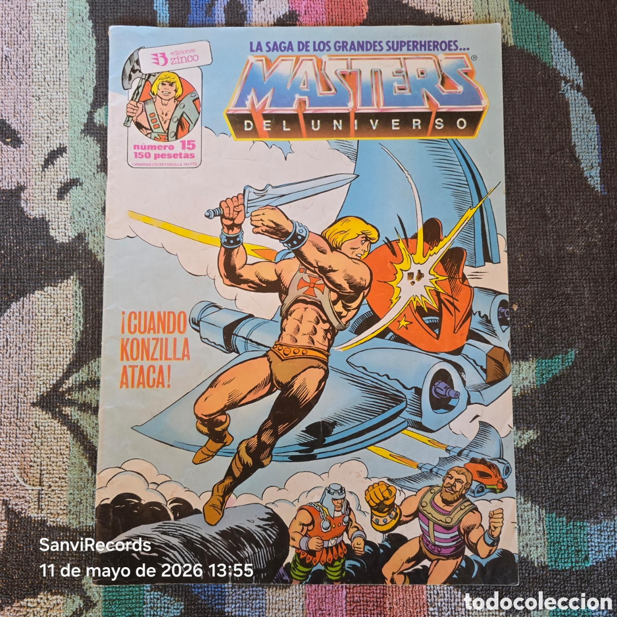 C&oacute;mics: MASTERS DEL UNIVERSO 15: &iexcl;CUANDO KONZILLA ATACA! (ZINCO)