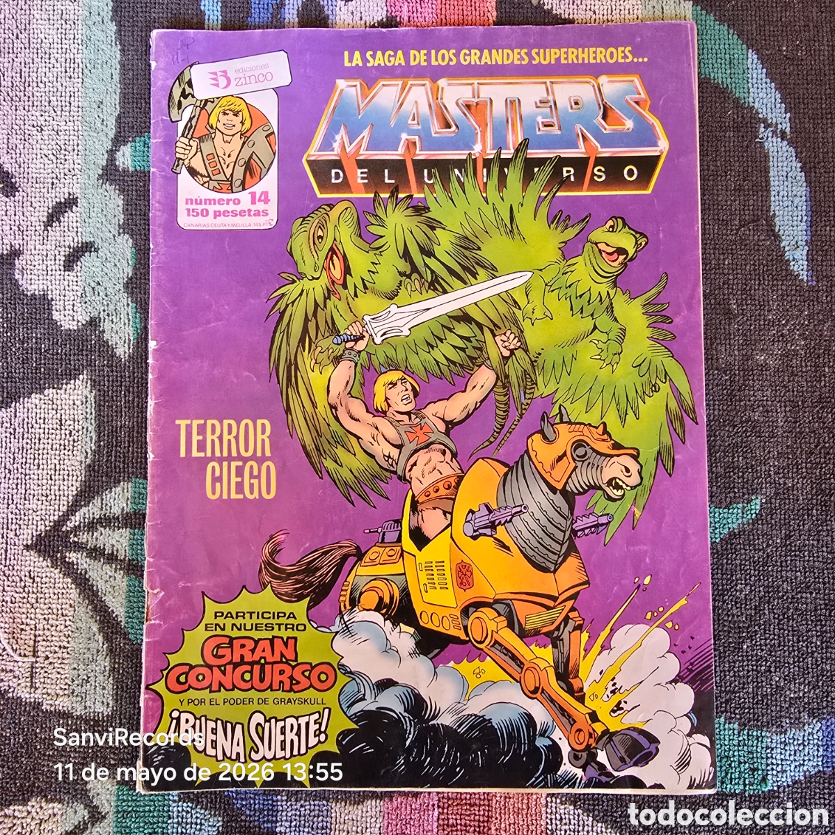 C&oacute;mics: MASTERS DEL UNIVERSO 14: TERROR CIEGO (ZINCO)