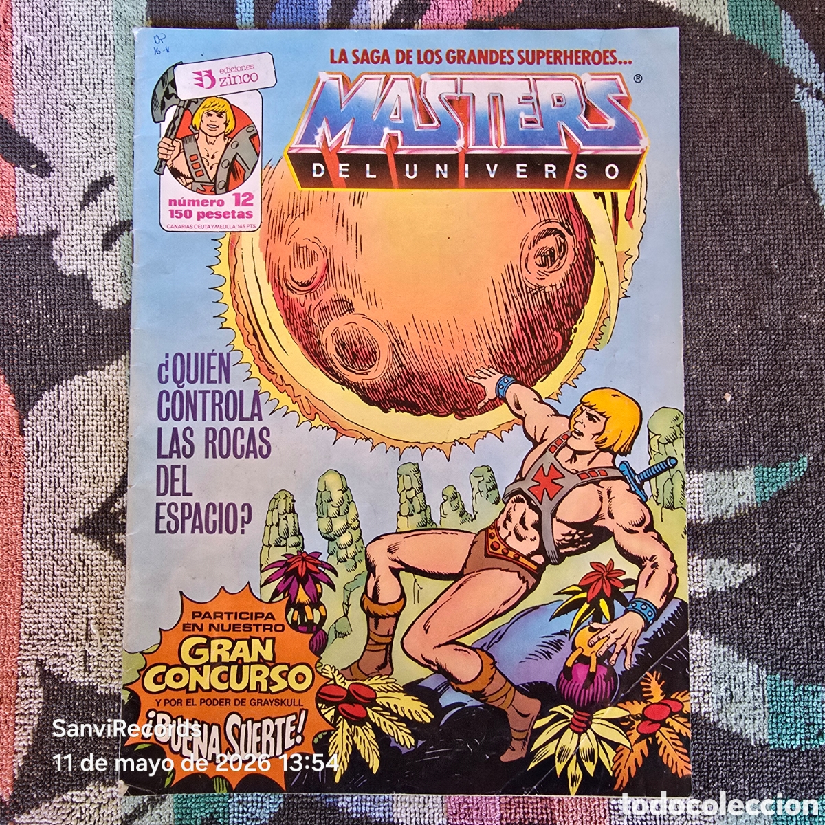 C&oacute;mics: MASTERS DEL UNIVERSO 12: &iquest;QUI&Eacute;N CONTROLA LAS ROCAS DEL ESPACIO? (ZINCO)