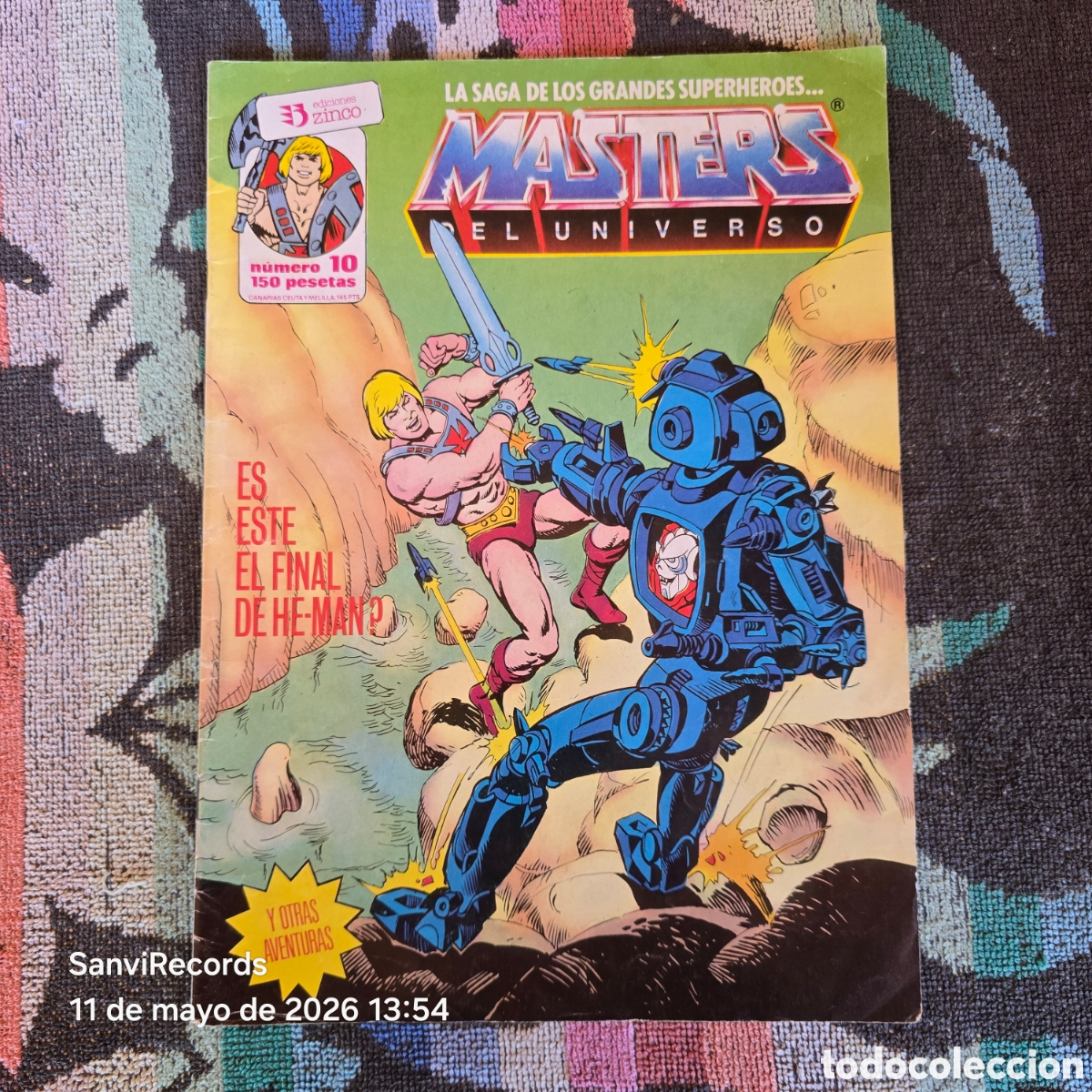 C&oacute;mics: MASTERS DEL UNIVERSO 10: ES ESTE EL FINAL DE HE-MAN? (ZINCO)