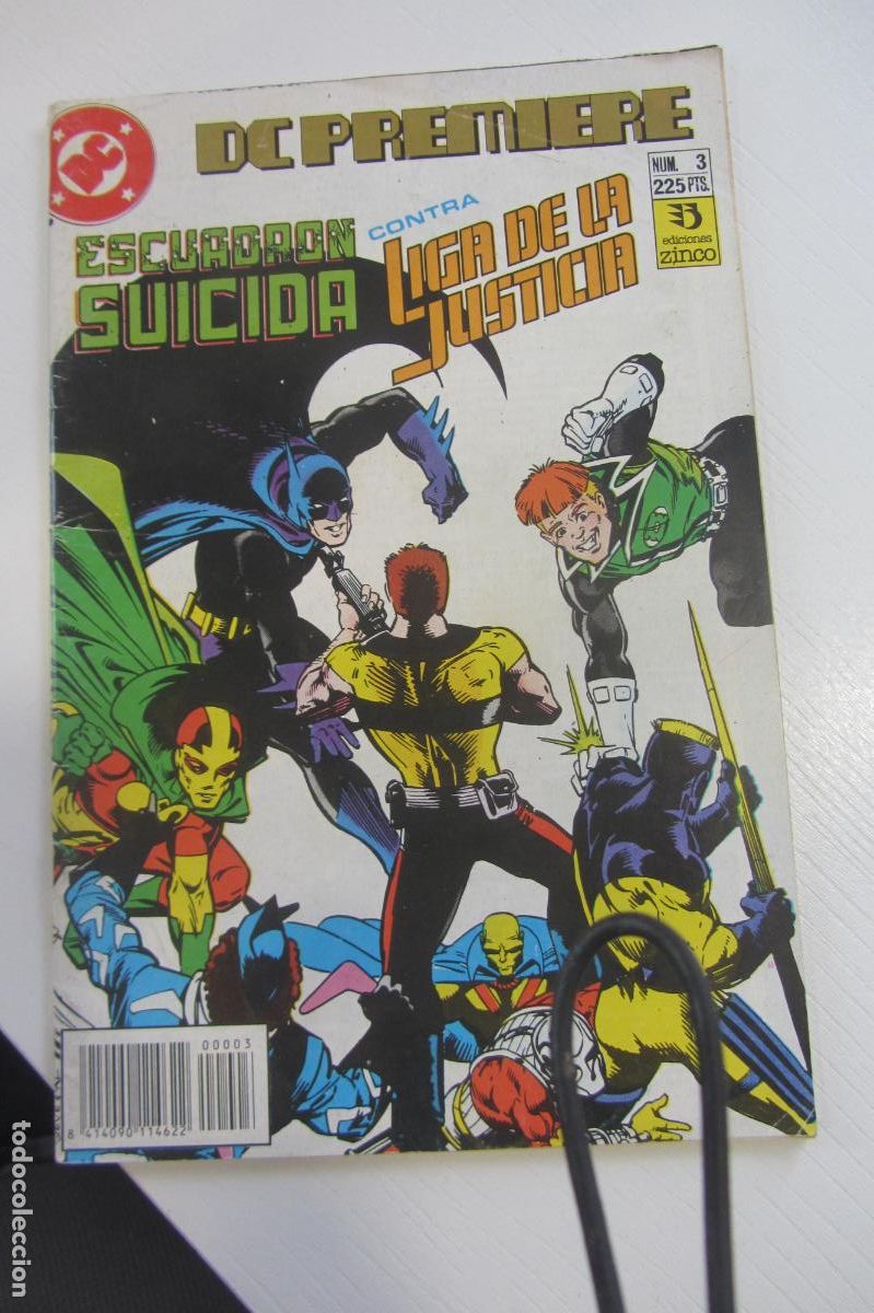 C&oacute;mics: DC PREMIERE N&ordm; 3 - ESCUADRON SUICIDA CONTRA LIGA DE LA JUSTICIA - GRAPA ZINCO - BUEN ESTADO arx184