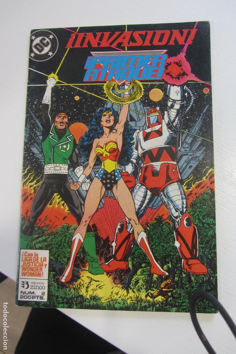 C&oacute;mics: INVASION PRIMER ATAQUE N&ordm; 2 1990 ZINCO BUEN ESTADO arx184