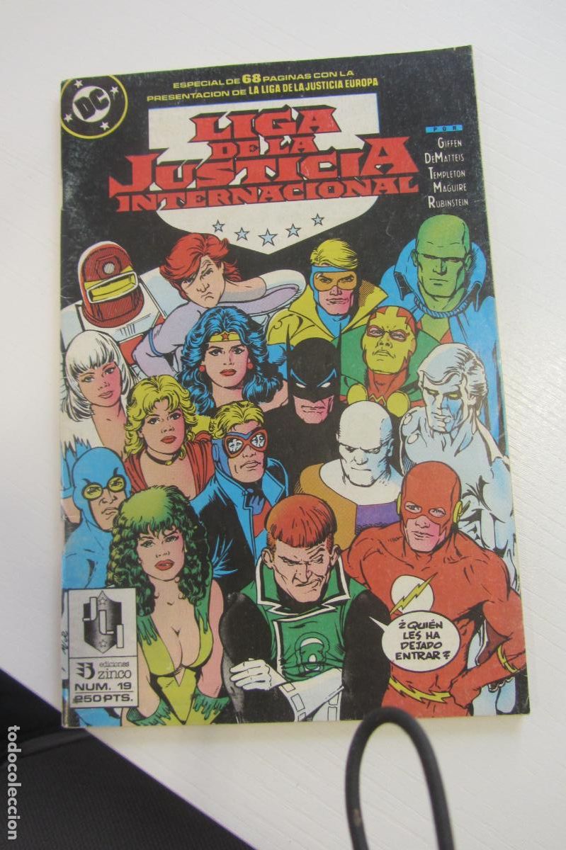 C&oacute;mics: LIGA DE LA JUSTICIA INTERNACIONAL N&ordm; 19 DC - ZINCO arx95