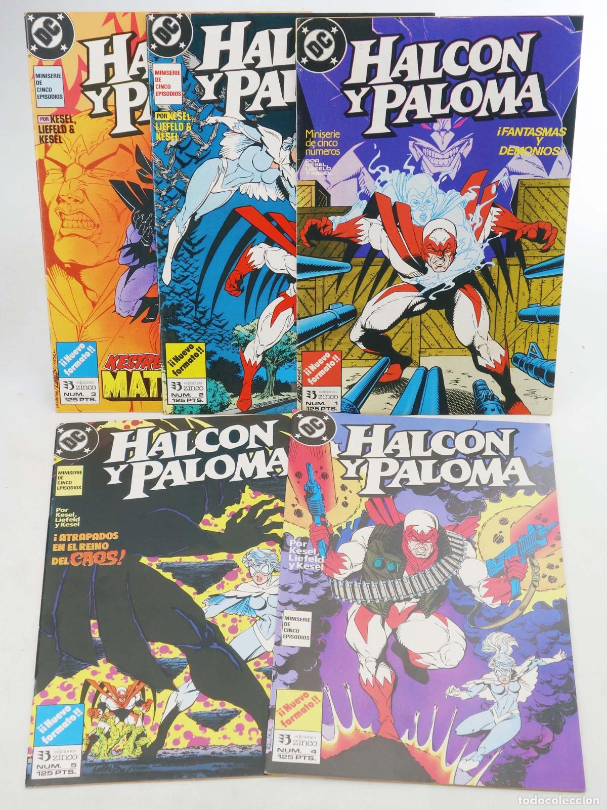 C&oacute;mics: HALC&Oacute;N Y PALOMA 1 A 5. COMPLETA. Zinco, 1989