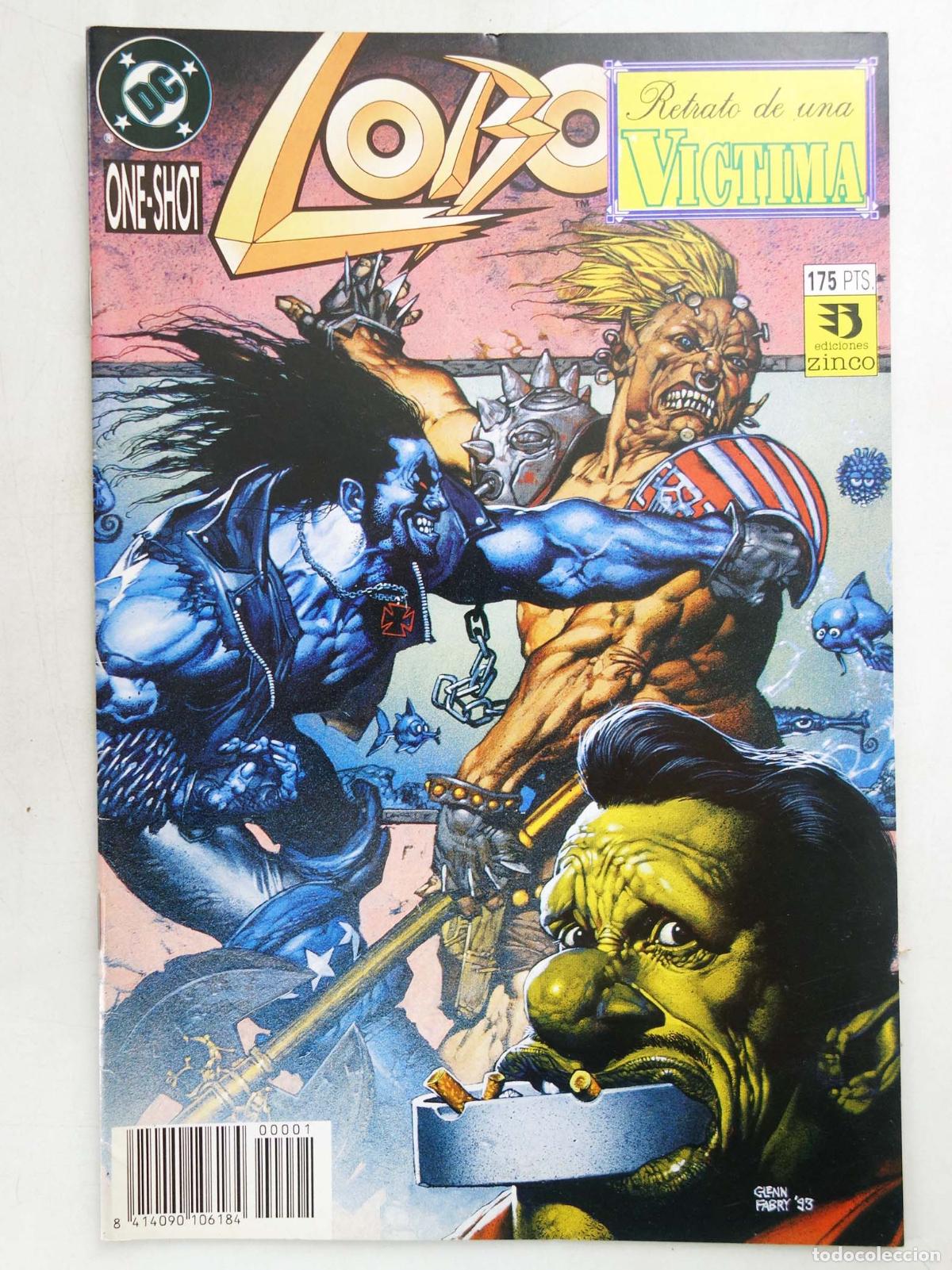 C&oacute;mics: LOBO RETRATO DE UNA V&Iacute;CTIMA. Zinco, 1993