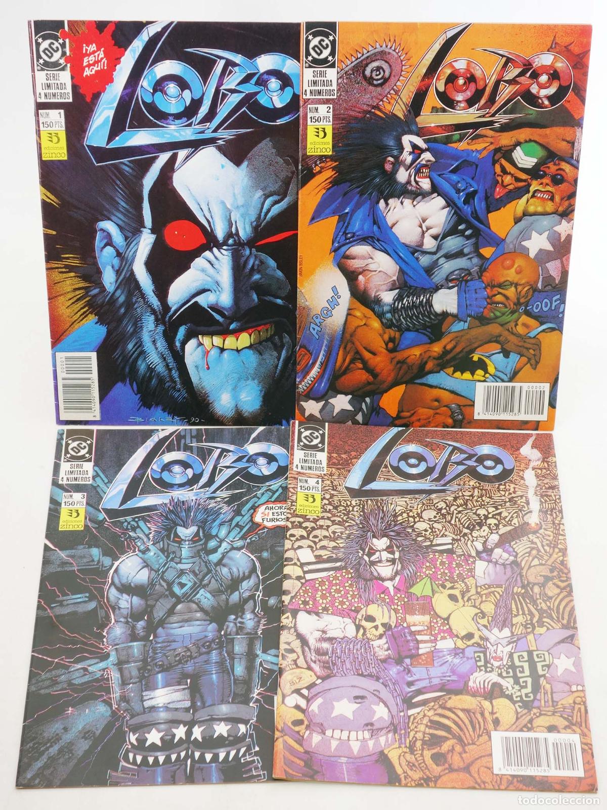 C&oacute;mics: LOBO EL &Uacute;LTIMO CZARNIANO 1 A 4. COMPLETA. Zinco, 1991
