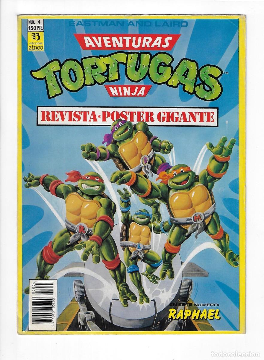 Comics: Zinco. Tortugas ninja. Revista poster. 4.