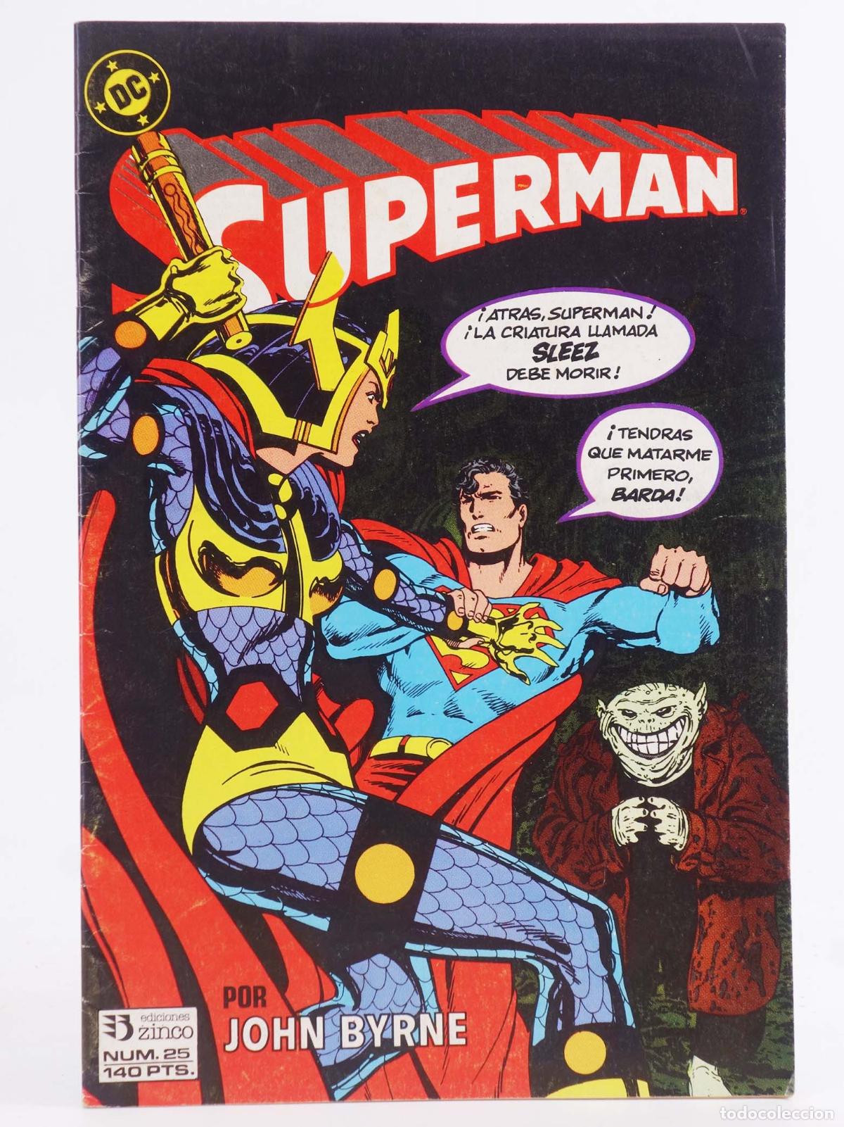 C&oacute;mics: SUPERMAN 25 (John Byrne) Zinco, 1988 - Foto 1