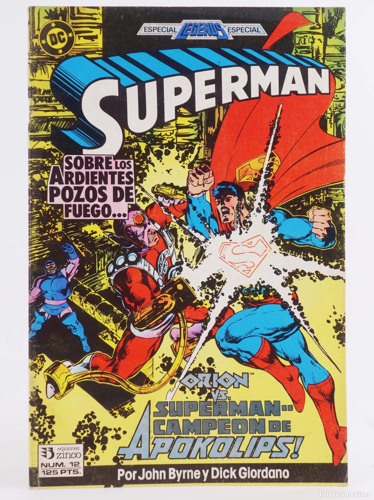 C&oacute;mics: SUPERMAN 12. SUPERMAN. EL HOMBRE DE ACERO (John Byrne/Dick Giordano) Zinco, 1987