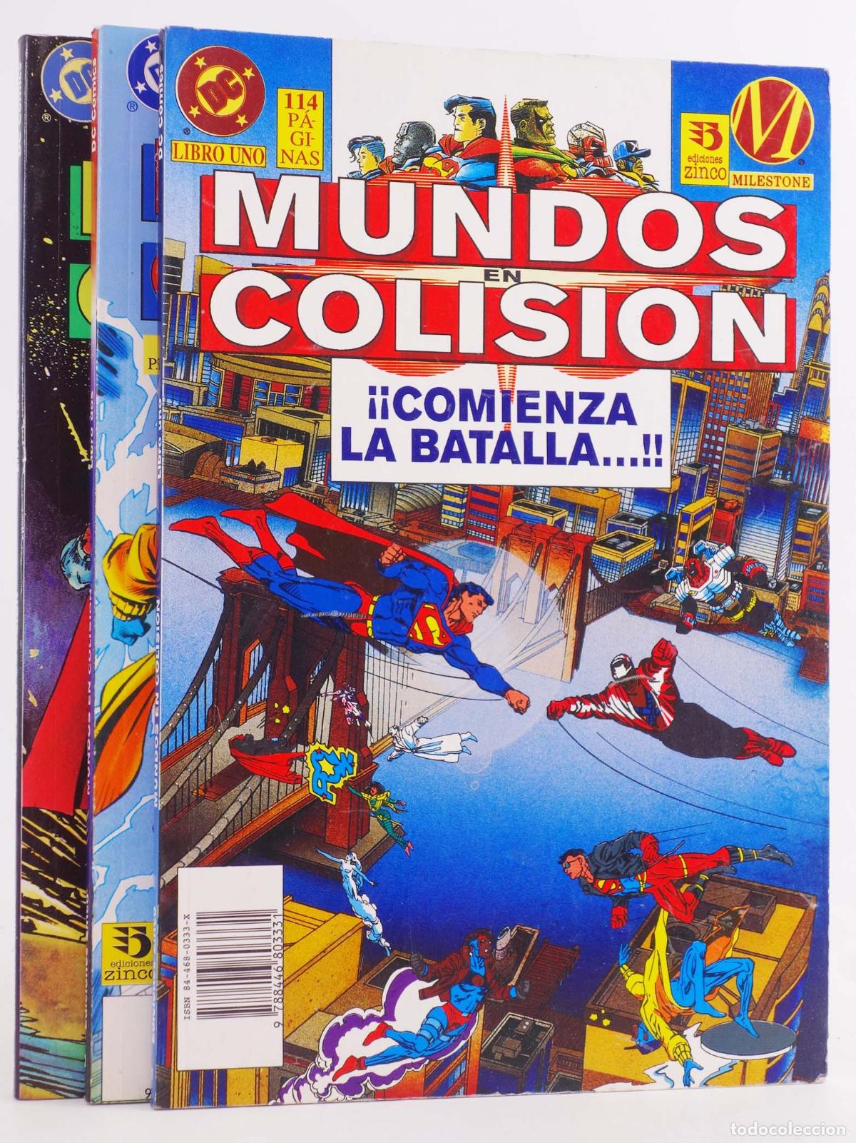 C&oacute;mics: MUNDOS EN COLISION 1 A 3. COMPLETA. Zinco, 1995