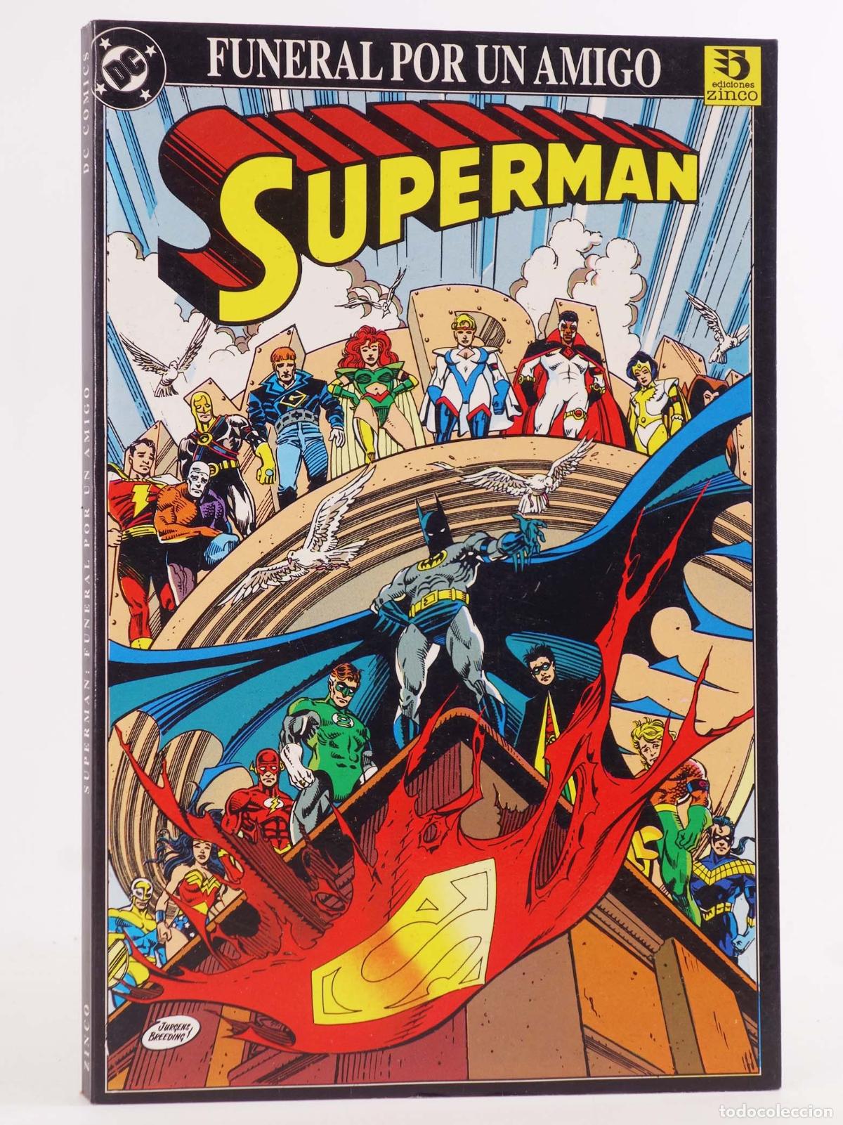 C&oacute;mics: SUPERMAN. FUNERAL POR UN AMIGO (Vvaa) Zinco, 1993