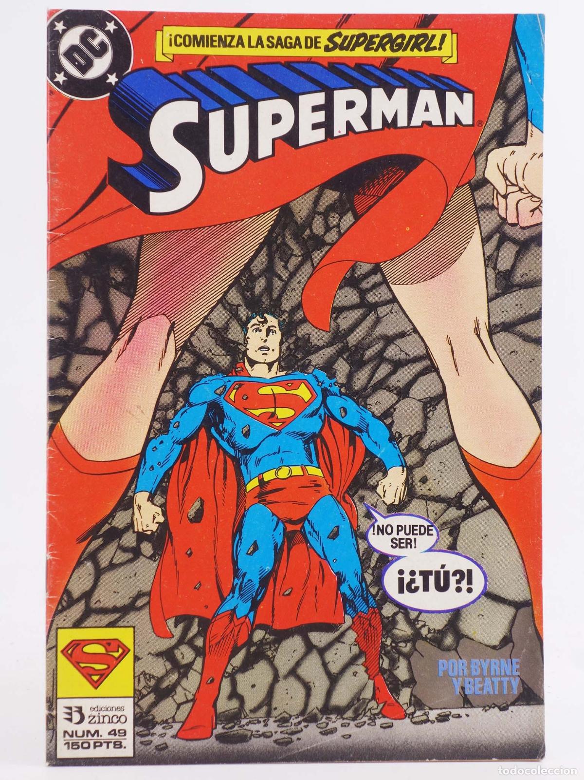 C&oacute;mics: SUPERMAN 49 (John Byrne/Terry Beatty) Zinco, 1989