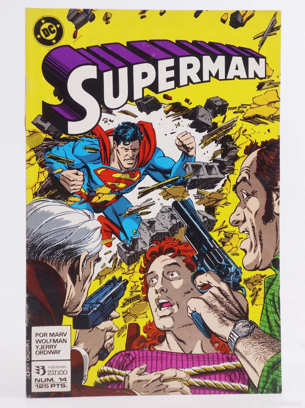 C&oacute;mics: SUPERMAN 14 (Marv Wolfman/Jerry Ordway) Zinco, 1988