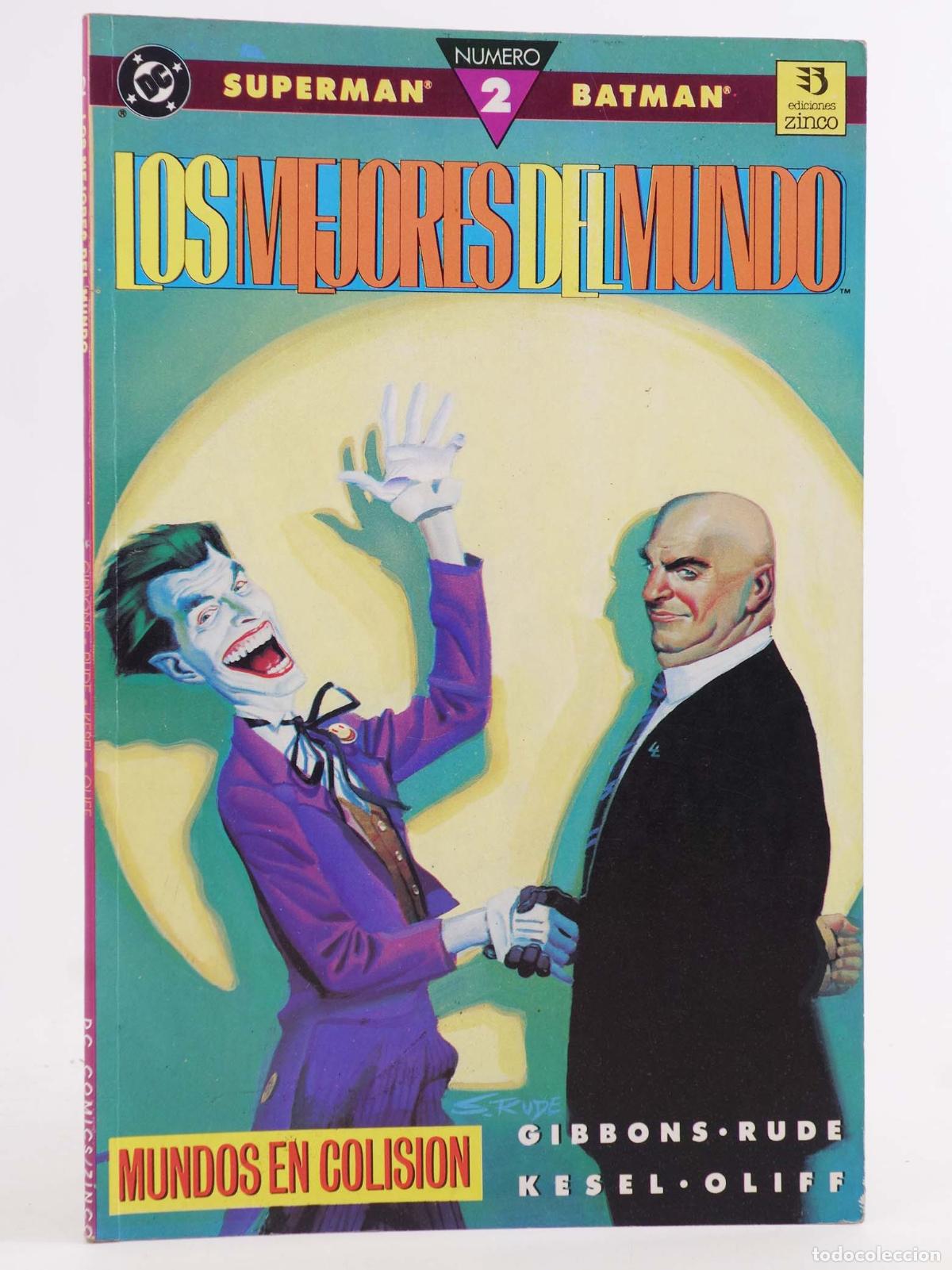 C&oacute;mics: SUPERMAN BATMAN: LOS MEJORES DEL MUNDO 2 (Dave Gibbons/Karl Kesel/S. Rude) Zinco, 1991