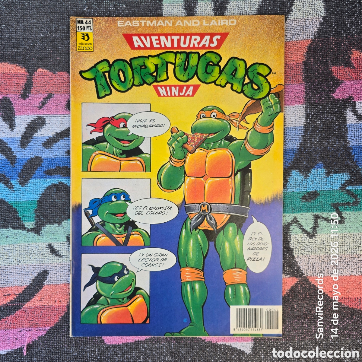C&oacute;mics: AVENTURAS TORTUGAS NINJA 44 (EASTMAN AND LAIRE) (ZINCO)
