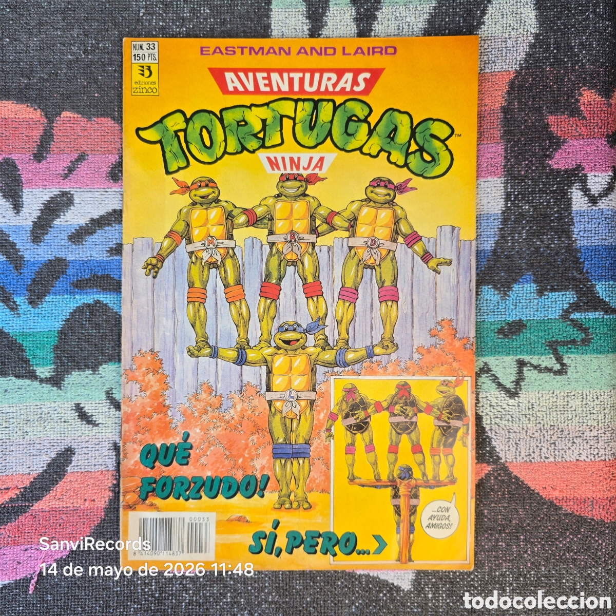 C&oacute;mics: AVENTURAS TORTUGAS NINJA 33 (EASTMAN AND LAIRE) (ZINCO)