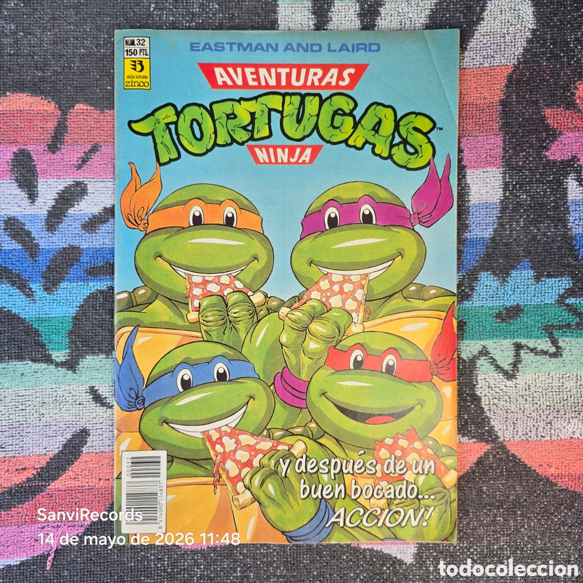C&oacute;mics: AVENTURAS TORTUGAS NINJA 32 (EASTMAN AND LAIRE) (ZINCO)