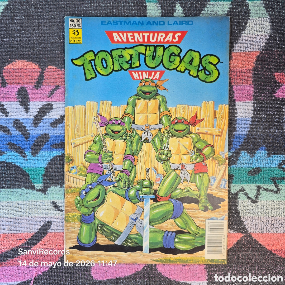 C&oacute;mics: AVENTURAS TORTUGAS NINJA 30 (EASTMAN AND LAIRE) (ZINCO)