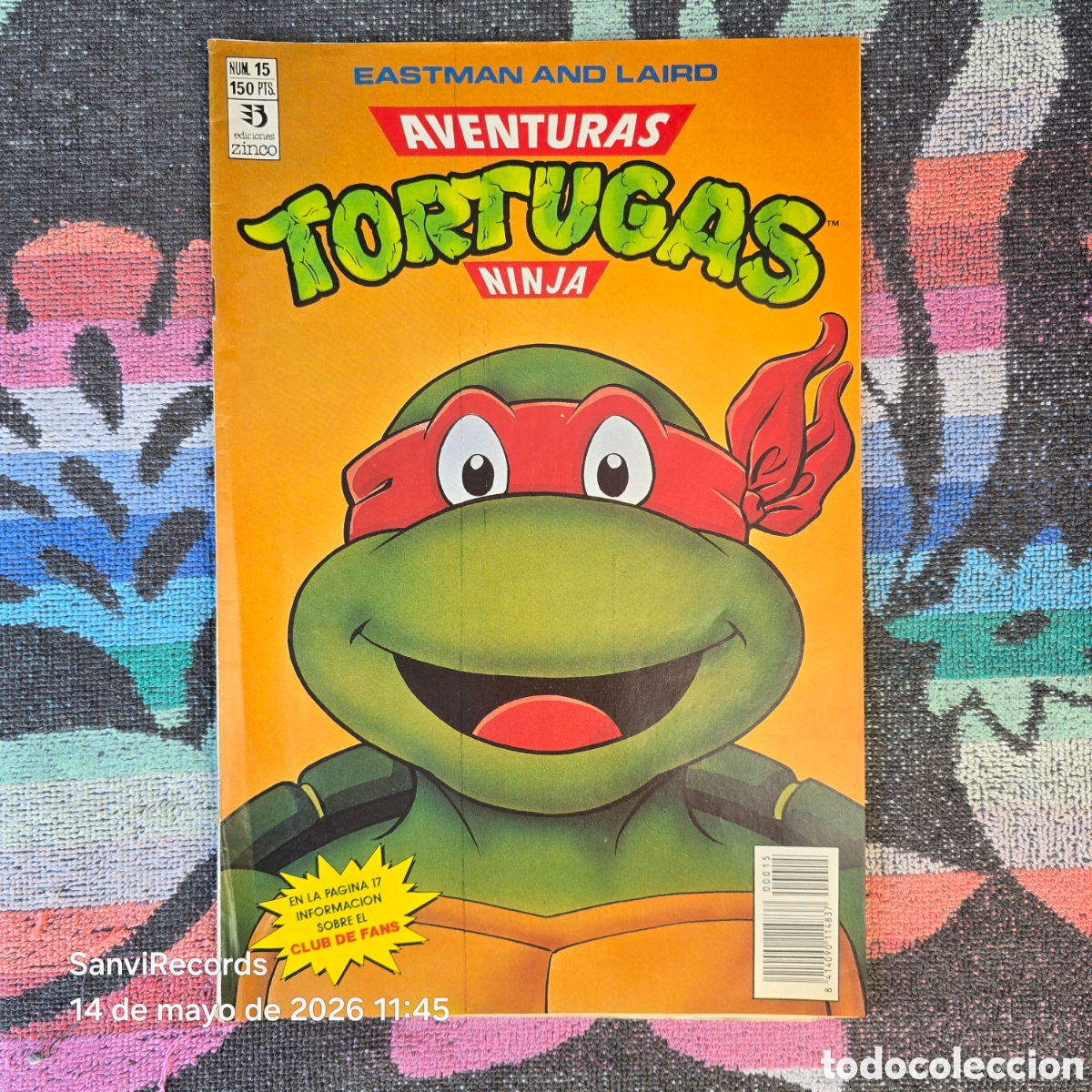 C&oacute;mics: AVENTURAS TORTUGAS NINJA 15 (EASTMAN AND LAIRE) (ZINCO)