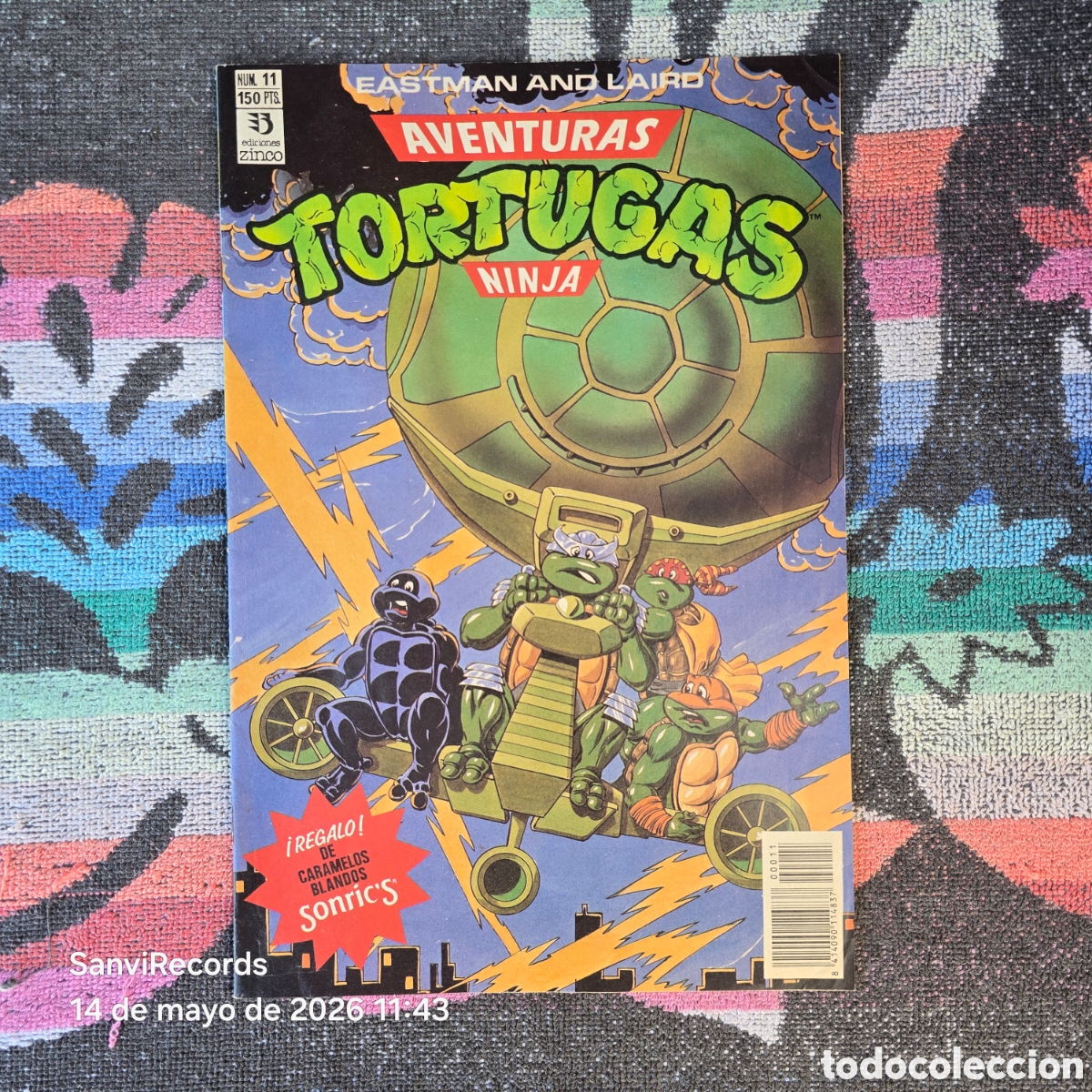C&oacute;mics: AVENTURAS TORTUGAS NINJA 11 (EASTMAN AND LAIRE) (ZINCO)