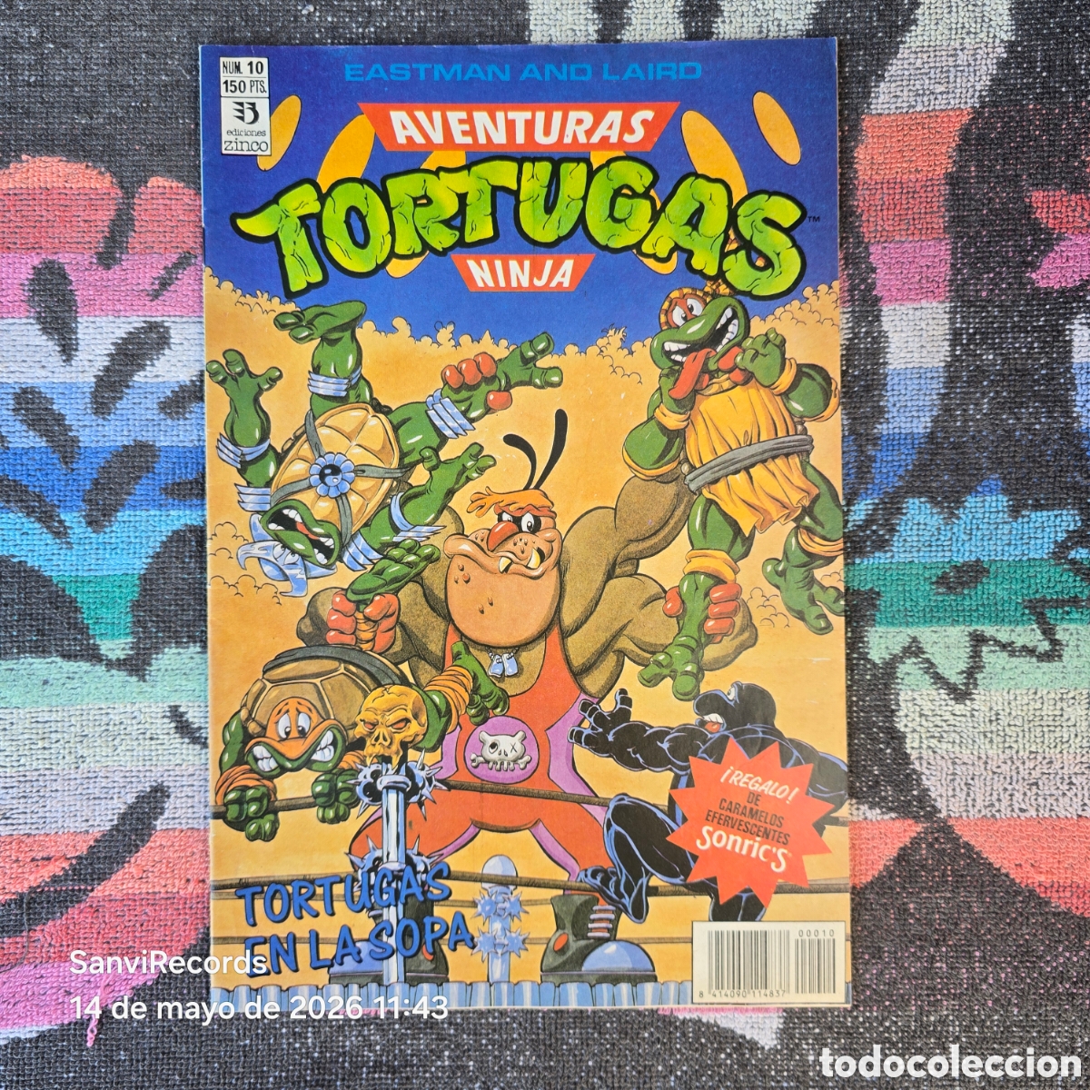 C&oacute;mics: AVENTURAS TORTUGAS NINJA 10 (EASTMAN AND LAIRE) (ZINCO)