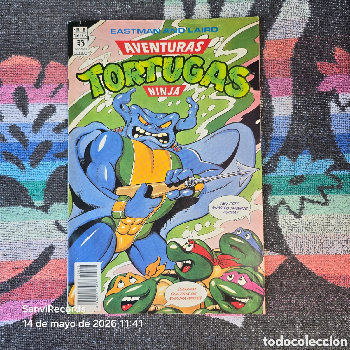 C&oacute;mics: AVENTURAS TORTUGAS NINJA 8 (EASTMAN AND LAIRE) (ZINCO)